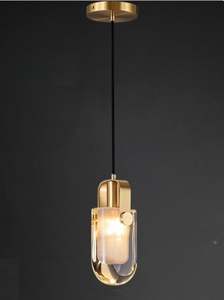 ラグジュアリーなデザインのクリスタルシェードのペンダントライト「CO-COSK8019」1灯