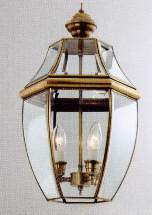 真鍮製アンティーク調ガラスシェードシャンデリア「OM-00881806」3灯