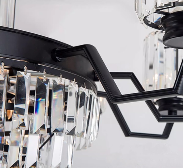 アンティーク調大型クリスタルシャンデリア「YKK-1200-26」クリスタル