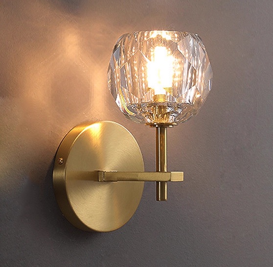 クリスタルシェードのブラケットライト「JG-B9031-1」サイド