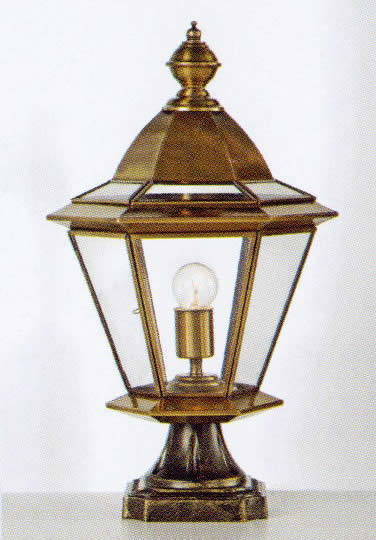 真鍮製外部照明「OM-088D1812C」1灯