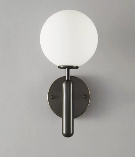 シンプルなガラスシェードのアンティーク調ブラケットライト「KKC-R511-17-5」消灯時