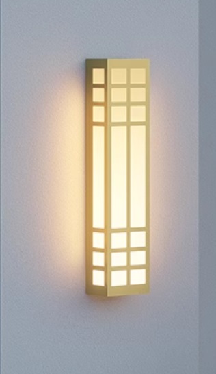 ステンレス製屋外ブラケット「OM-22-1025-B」8灯（真鍮塗装）