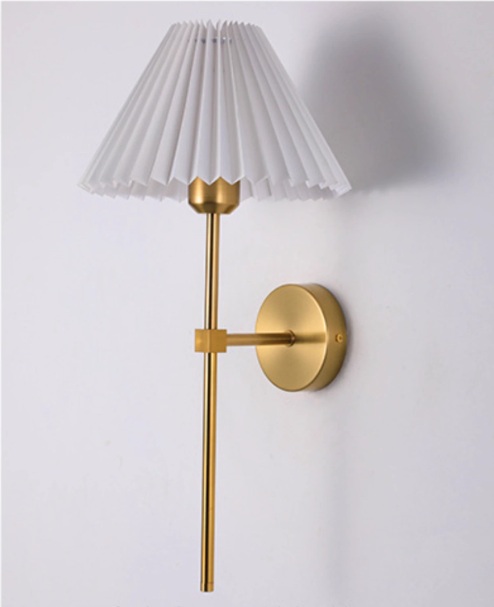 アメリカンテイストのシンプルな布シェードスタンドライト「SDR-73-3」消灯時