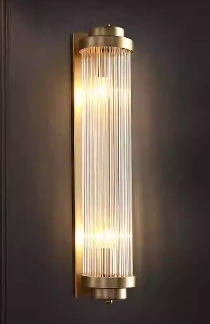 シンプルモダンなクリスタルシェードのブラケットライト「SKR-627-1」2灯