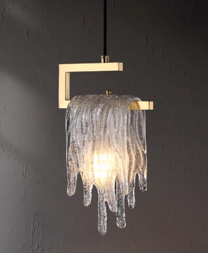 つららをイメージしたガラスシェードのペンダントライト「CO-COSK8019」サイド
