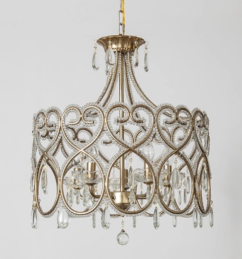 アンティーク調クリスタルシャンデリア「AN-2509-1」消灯時