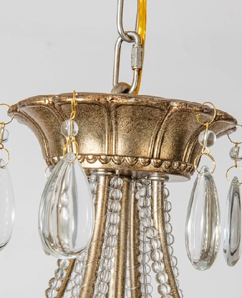 アンティーク調クリスタルシャンデリア「AN-2509-1」クリスタル