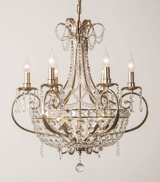 フレンチテイストのクリスタルシャンデリア「CO-COSK909-1」9灯