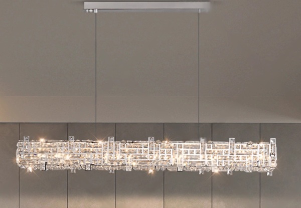クリスタルがきれいなクリスタルシャンデリア「CO-COSK2025-3」LEDテープライト