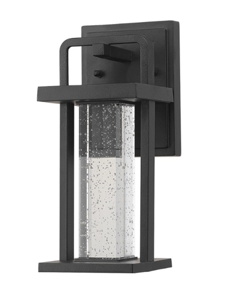 気泡入りのクリスタルガラスシェードの外部照明「SK-N1031」消灯時