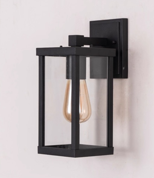 長方形のインダストリアルデザインがカッコイイ外部照明「SK-N1030」消灯時