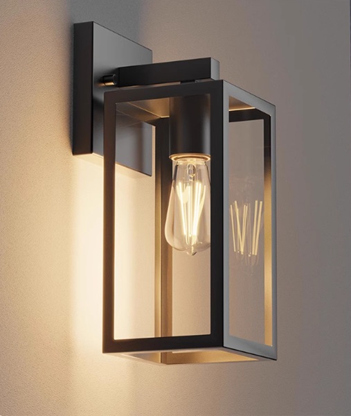 長方形のインダストリアルデザインがカッコイイ外部照明「SK-N1030」1灯