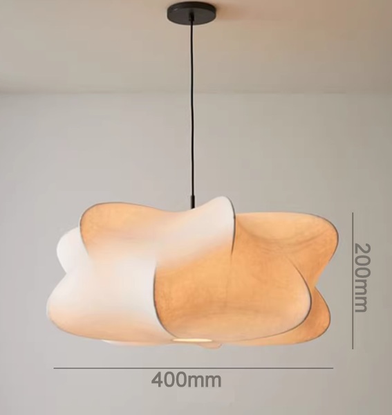 シルクシェードのモダンなブラケットライト「SLK-1343」サイズ