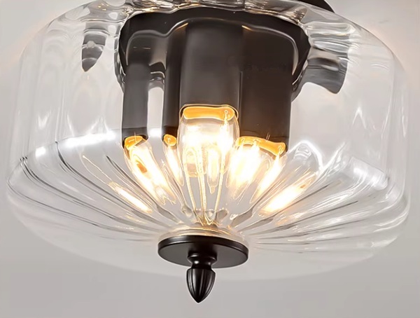 アメリカンテイストのアンティーク調ペンダントライト「KLE-6115」シェード