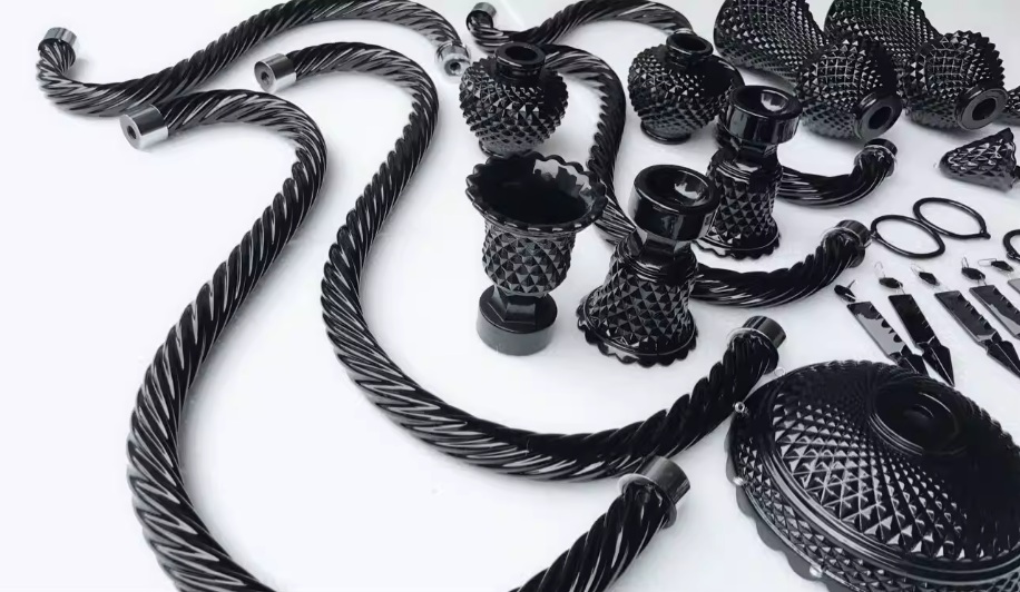 布シェードのクリスタルシャンデリア「EU-2602」パーツ