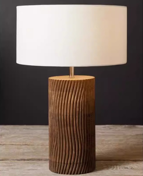 木製台座のレトロなスタンドライト「ST-2303-73」1灯