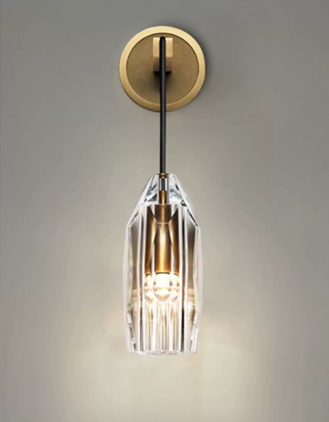 真鍮製のシンプルでおしゃれなブラケットライト「CO-COSK8018-B」正面