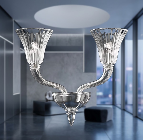 ラグジュアリーなヨーロピアンテイストのブラケットライト「KKMD-60137-1」2灯